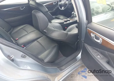 2014 Infiniti Q50 Hybrid Sport из США, поврежденный, VIN JN1AV7AP8EM690142